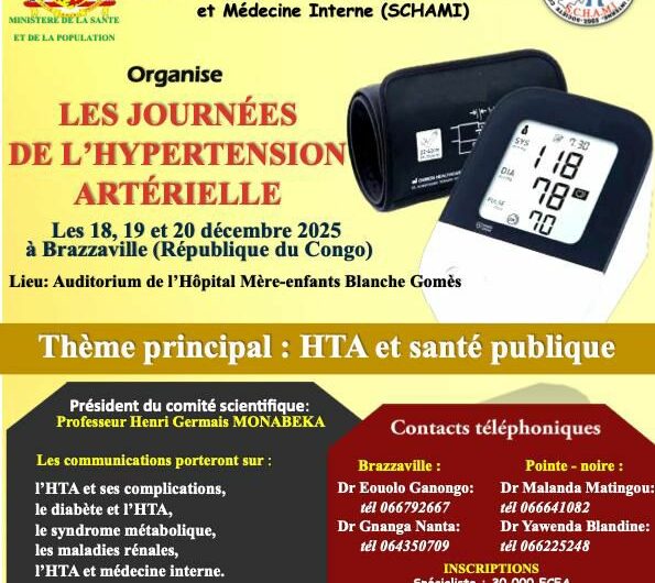 Journées de l’hypertension artérielle du 18 au 20 décembre 2025 à Brazzaville